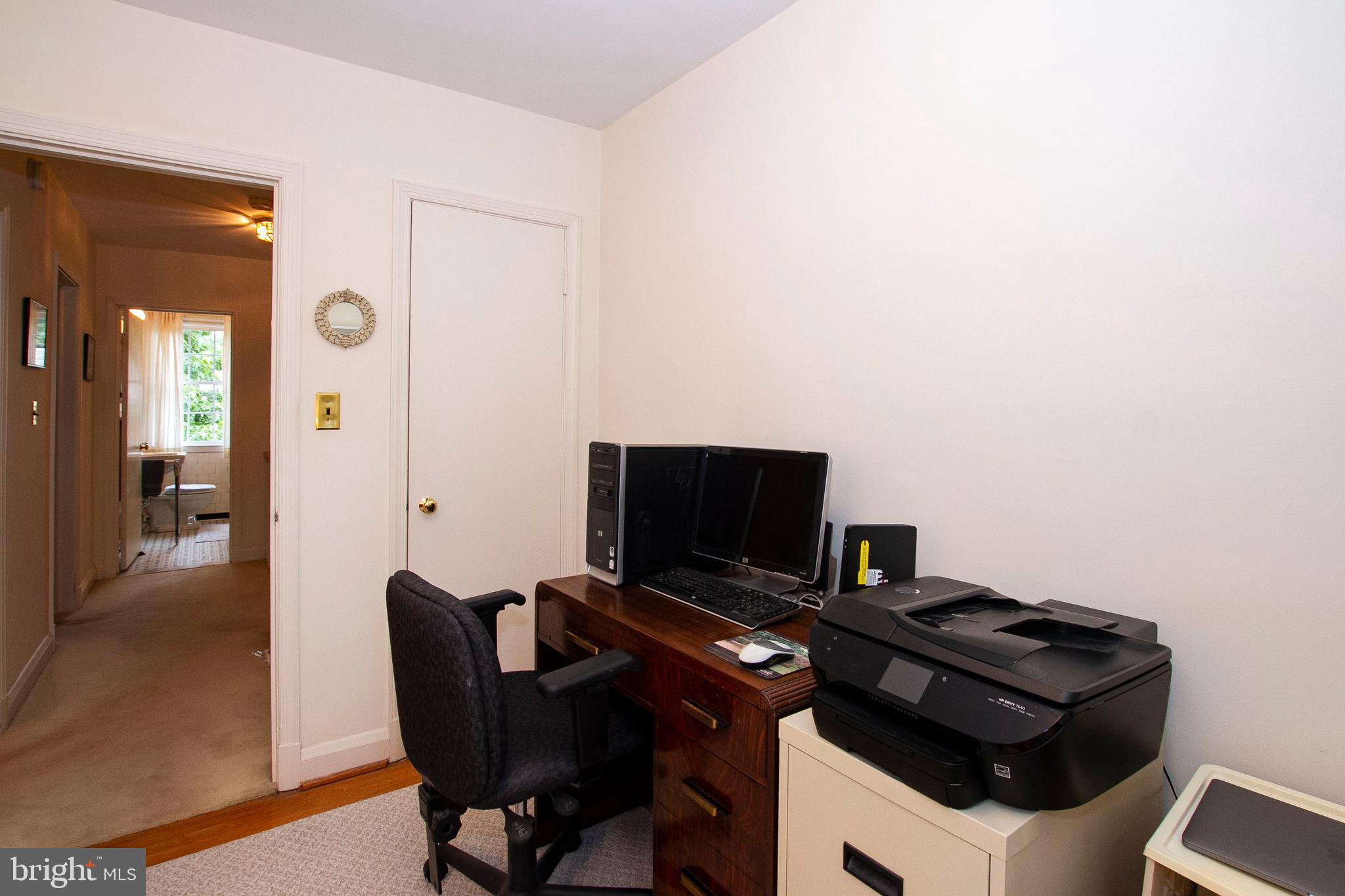 7014 Heathfield Road Baltimore, MD 21212 - Photo 20 of 26 Third Bedroom with hardwood floors.