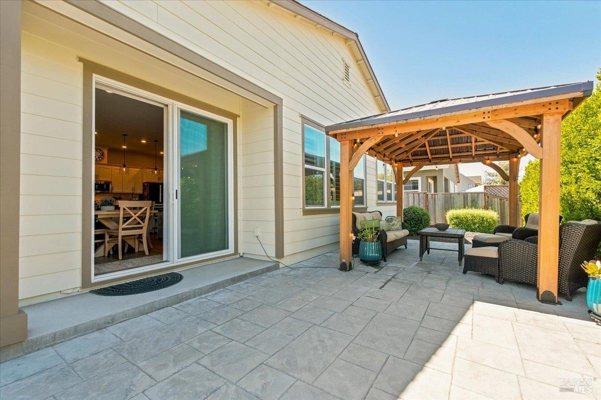 1604 Wildflower Way Rohnert Park, CA 94928 - Photo 30 of 36 Looking back towards home and sliding door leading to dining room.