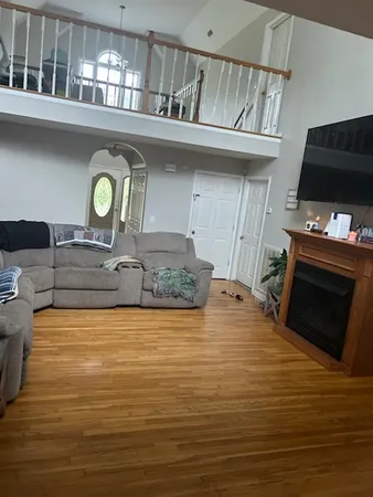 a view of a living room