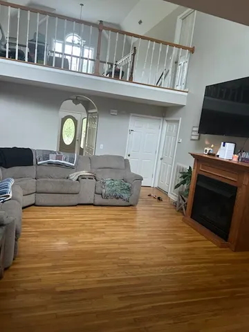 a view of a living room