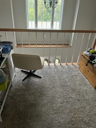 a room with a window