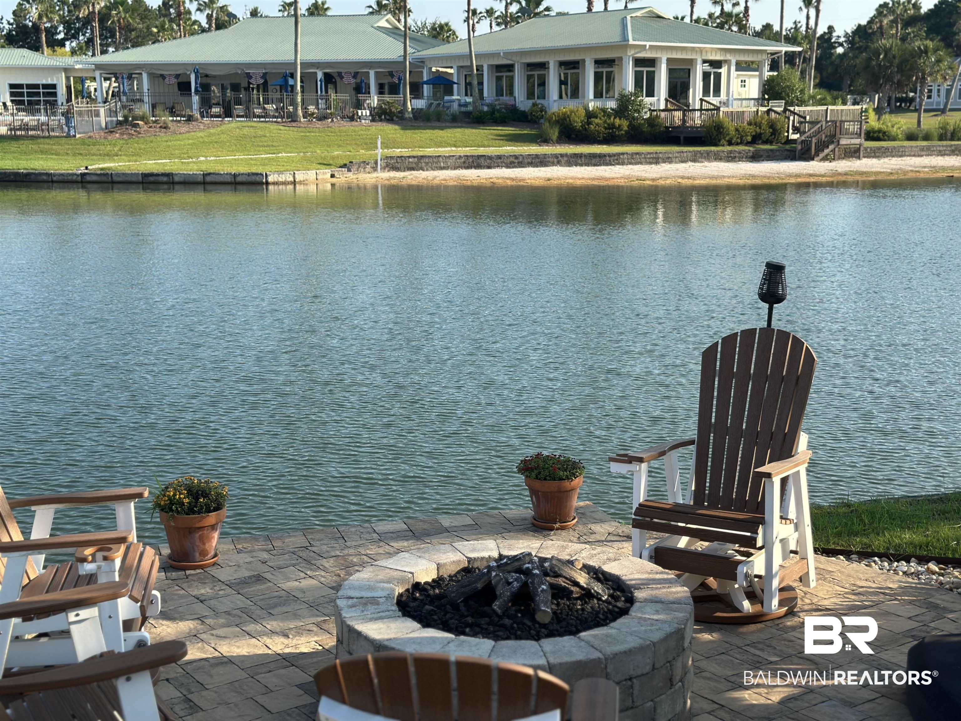 28170 Migratory Way Elberta, AL 36530 - Photo 12 of 37 Water view with a fire pit