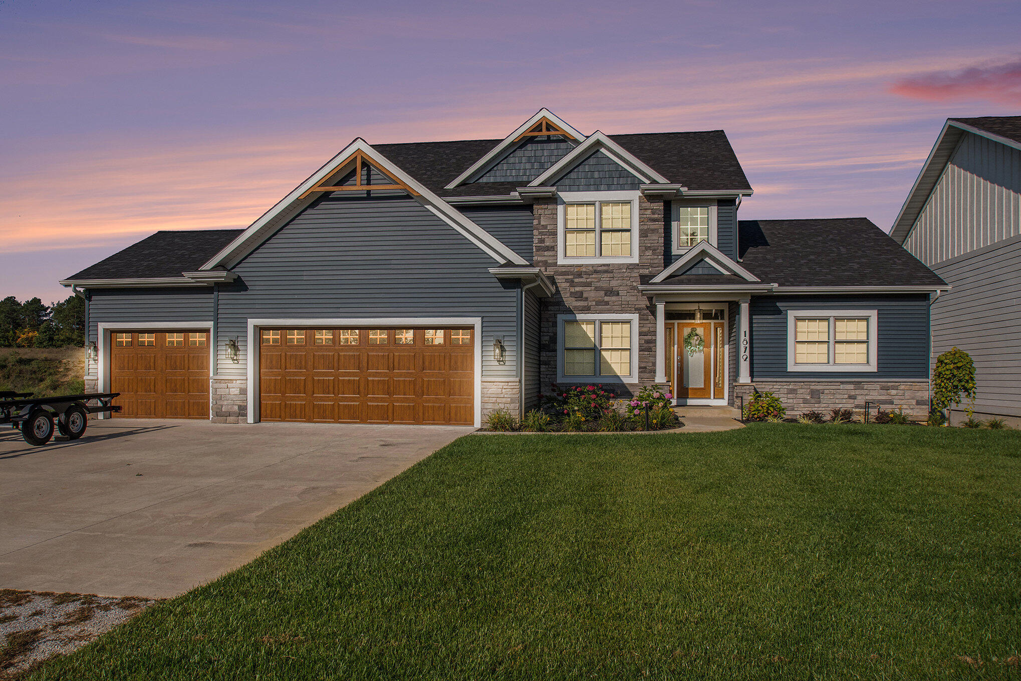 1872 Barron Lake Road Niles, MI 49120 - Photo 57 of 60 1872 Barron Lake Rd at twilight