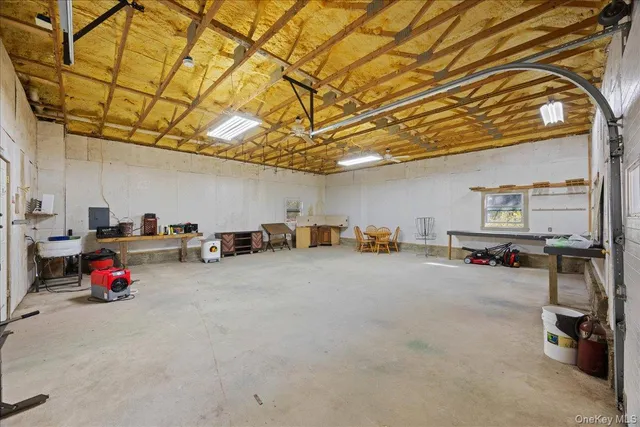 a view of parking garage