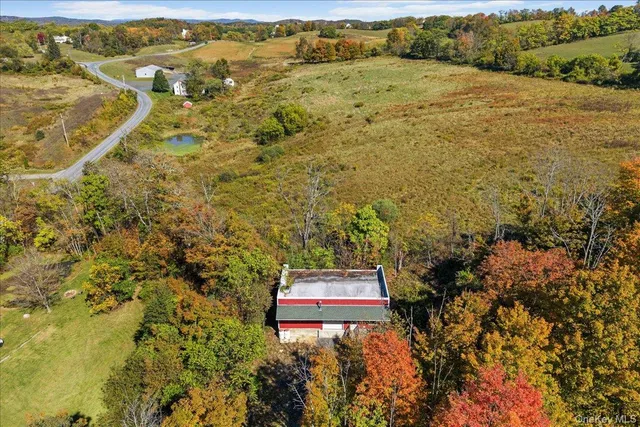 a view of a yard with an outdoor space