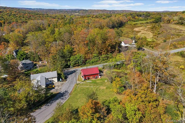 a view of an outdoor space and a yard