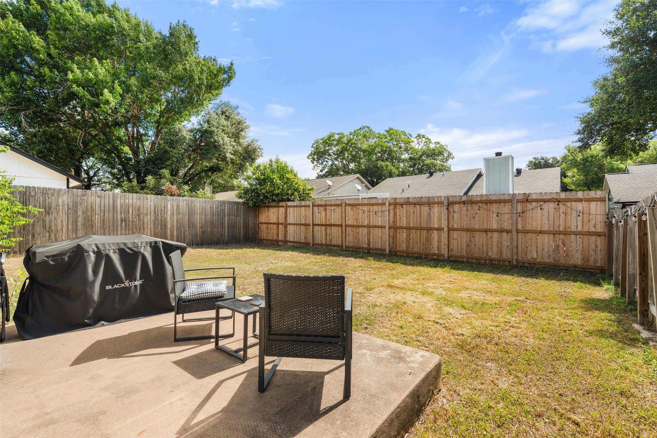 9833 Briar Ridge Drive Austin, TX 78748 - Photo 23 of 29 Fenced backyard with a patio