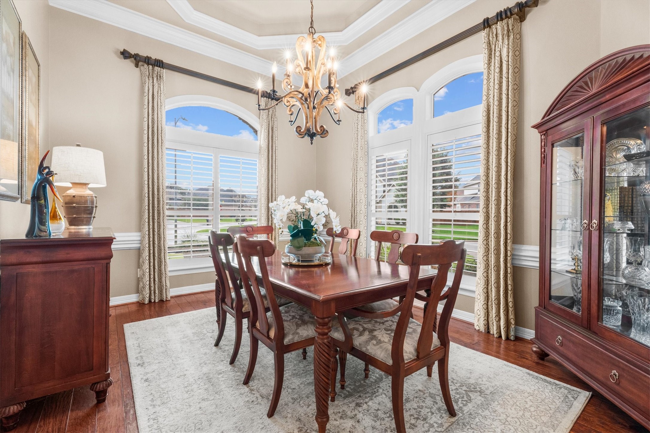 15415 Prade Ranch Lane Cypress, TX 77429 - Photo 10 of 50 The formal dining with coffered ceiling