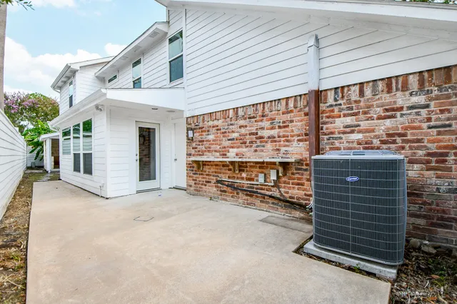 a view of a house with patio