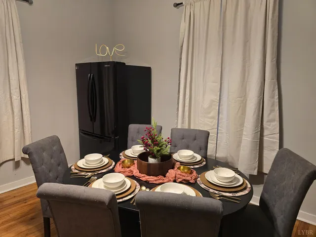 a view of balcony with furniture