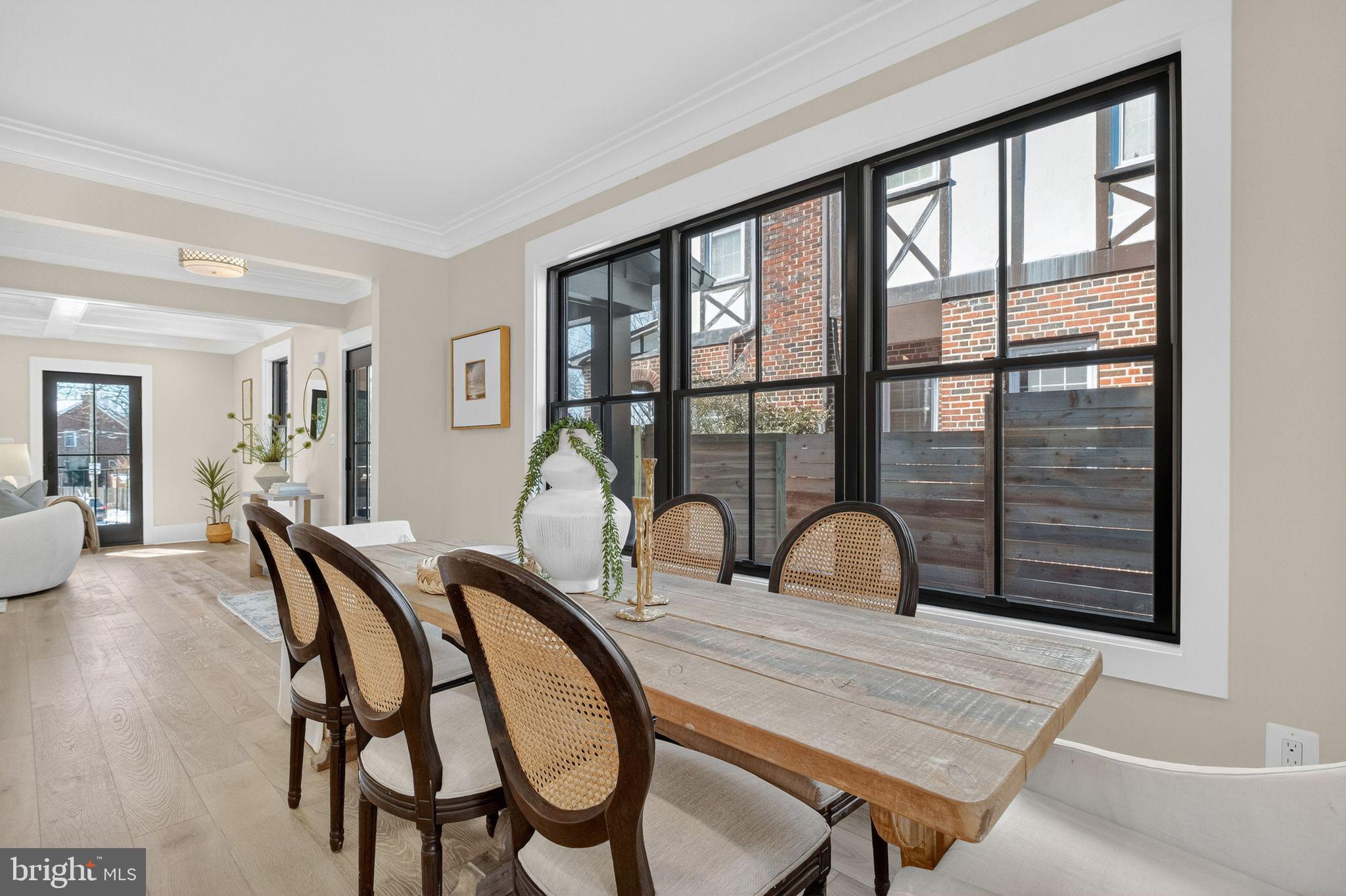 4121 Military Road Northwest Washington, DC 20015 - Photo 14 of 51 Ample Dining Room with Light