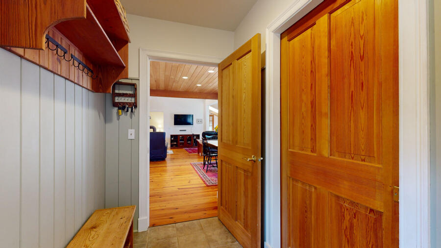 29 Boulder Hill Road Tenants Harbor, ME 04860 - Photo 49 of 90 Mudroom Area & Hallway To Kitchen