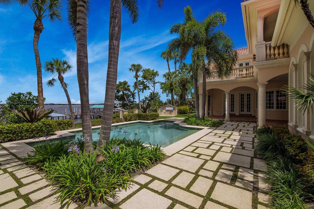 71 North River Road Sewall's Point, FL 34996 - Photo 7 of 74 REAR POOL AREA