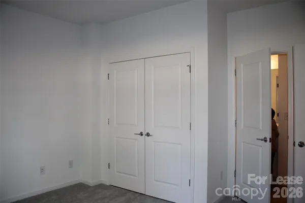 a view of a closet area