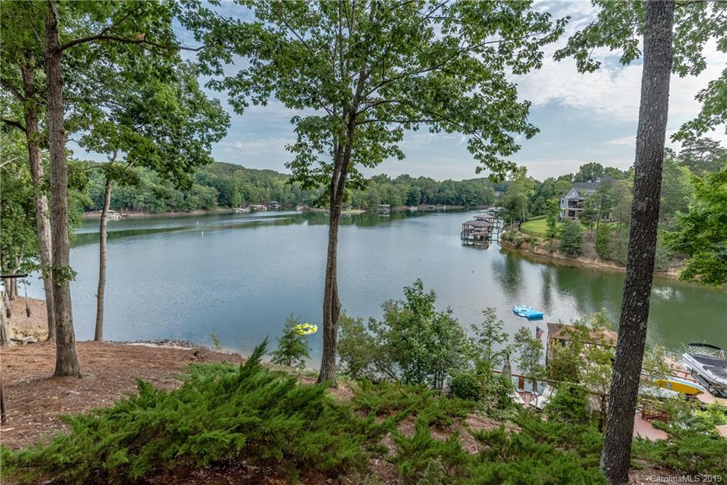 10023 Bora Bora Drive Tega Cay, SC 29708 - Photo 32 of 32 an aerial view of a house with a yard and lake view