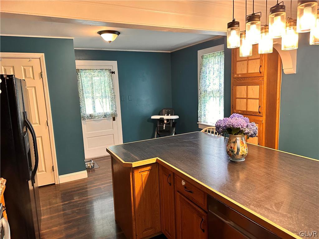8547 Deer Road Slatington, PA 18080 - Photo 10 of 32 a kitchen with stainless steel appliances granite countertop a sink dishwasher and a refrigerator