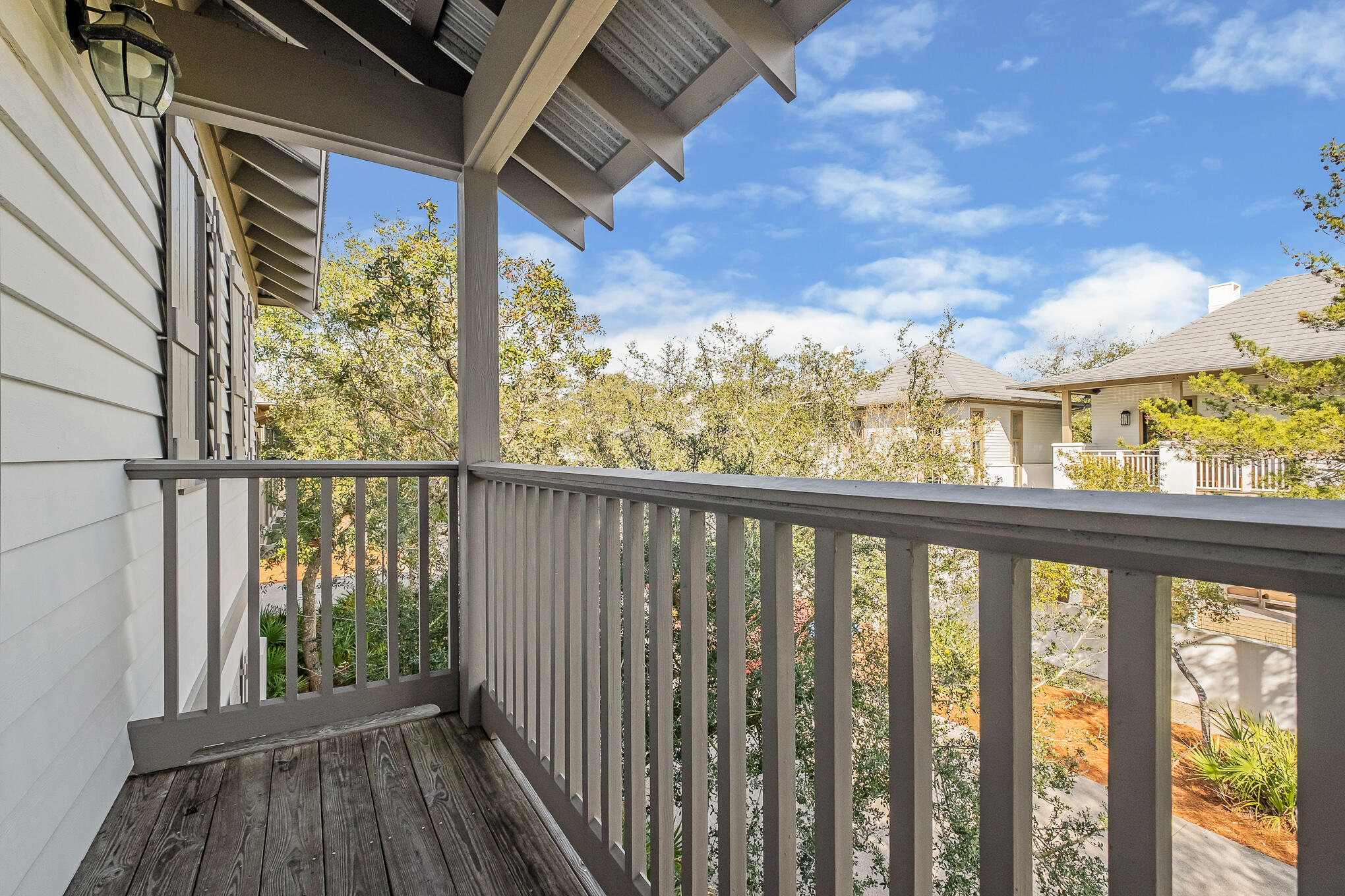 144 Round Rd Inlet Beach Inlet Beach, FL 32461 - Photo 24 of 56 a view of a balcony with wooden floor