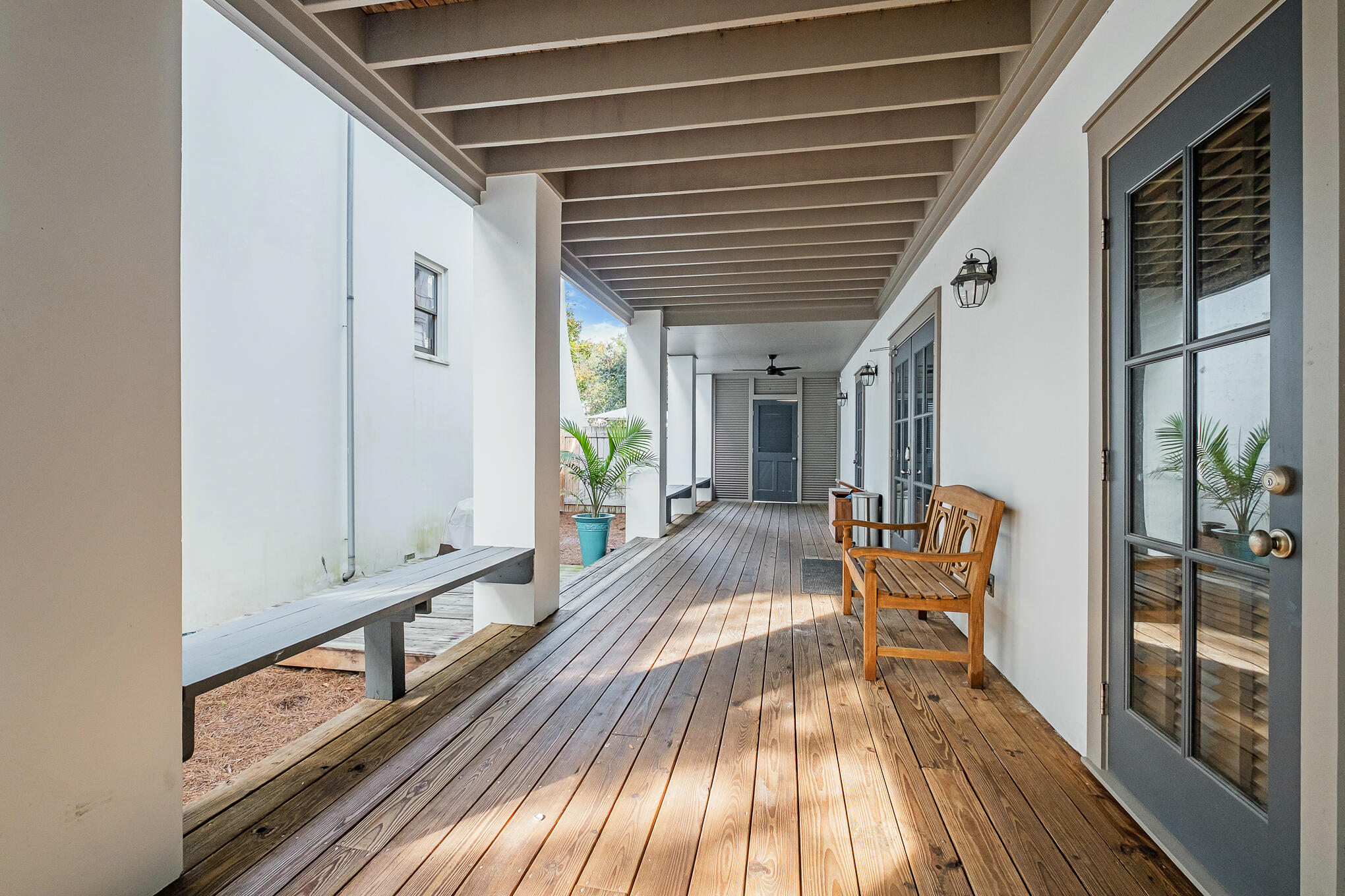 144 Round Rd Inlet Beach Inlet Beach, FL 32461 - Photo 26 of 56 a view of outdoor space with wooden floor and furniture