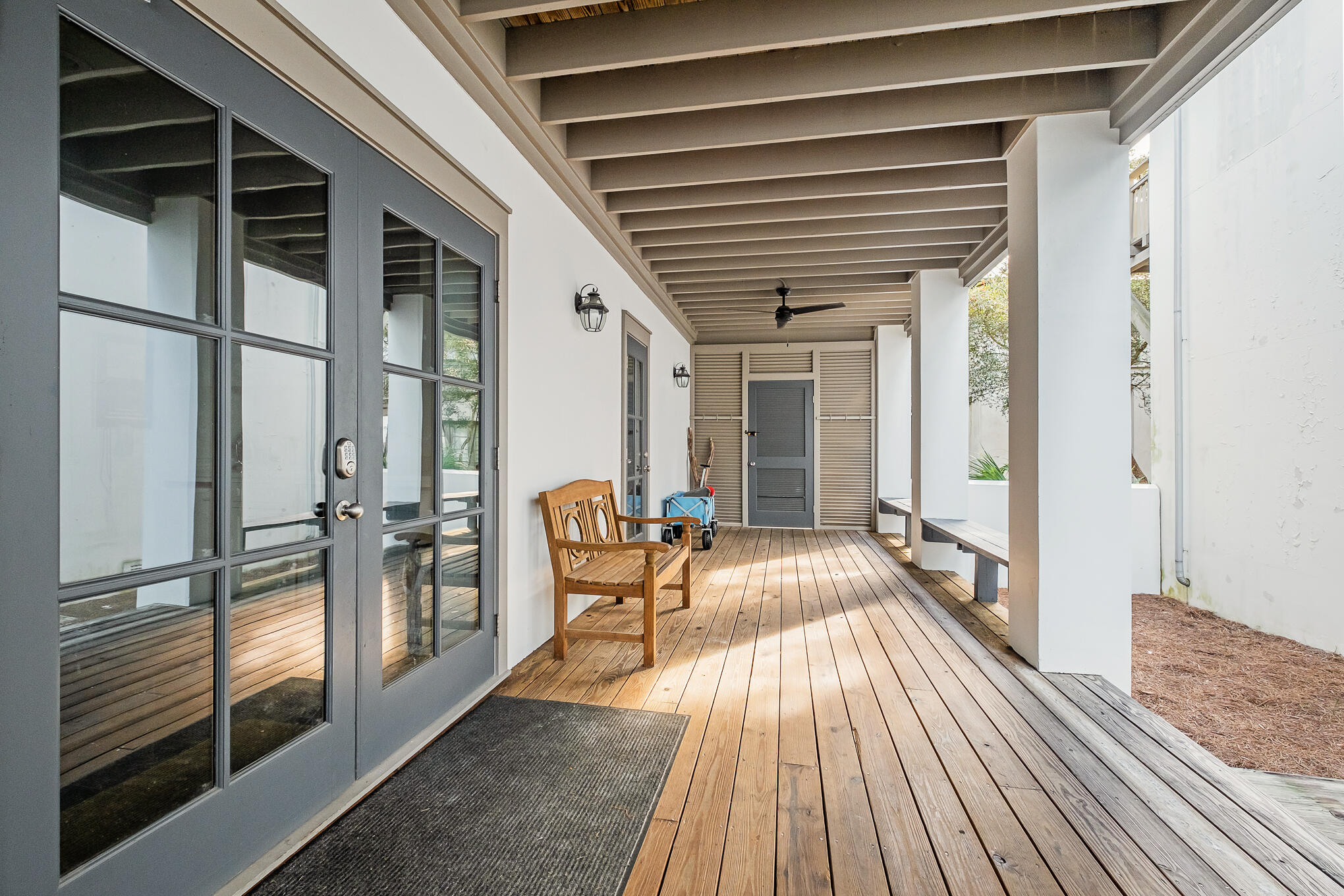 144 Round Rd Inlet Beach Inlet Beach, FL 32461 - Photo 27 of 56 a view of a balcony with wooden floor