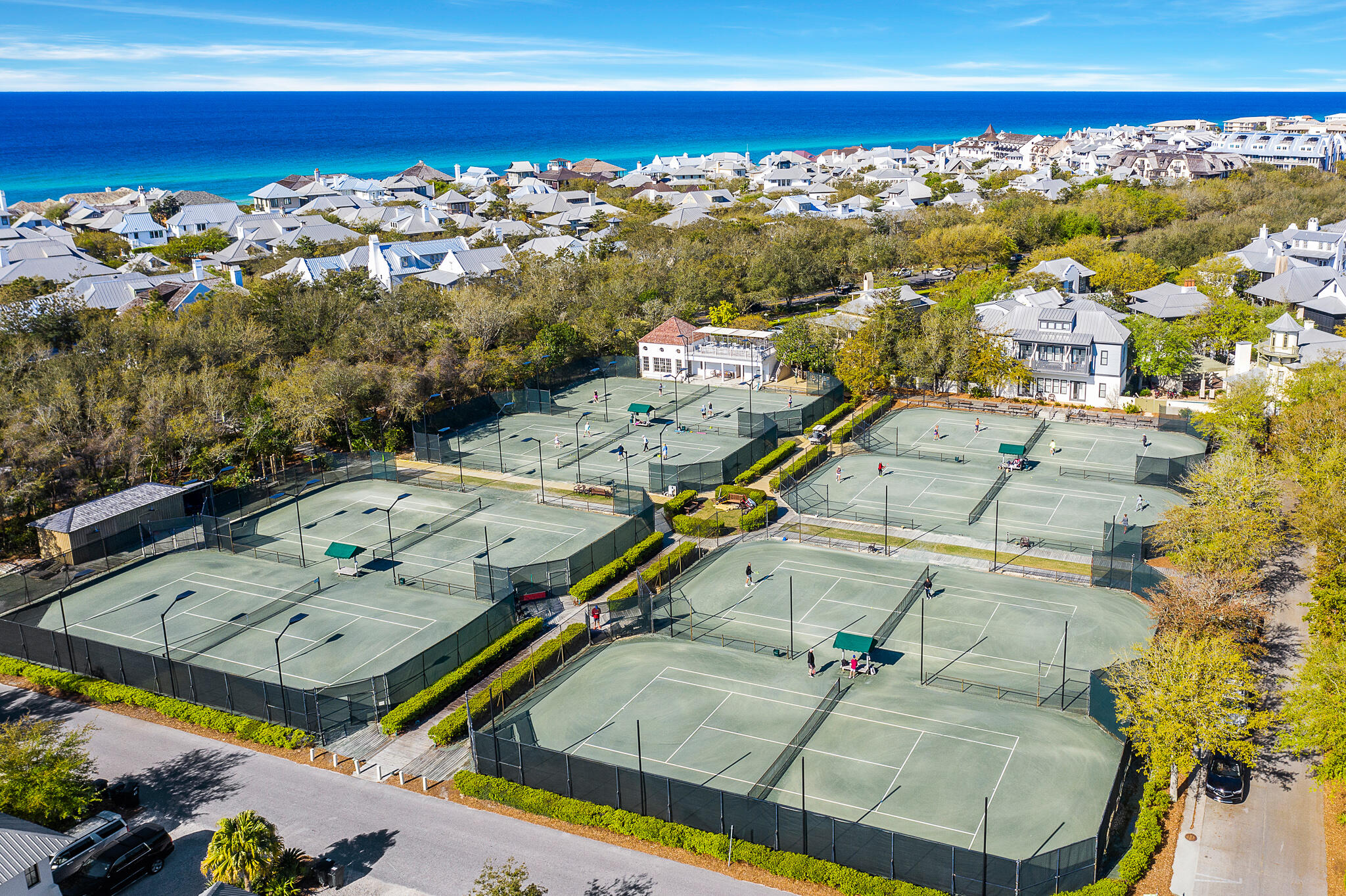 144 Round Rd Inlet Beach Inlet Beach, FL 32461 - Photo 53 of 56 an aerial view of residential houses with outdoor space