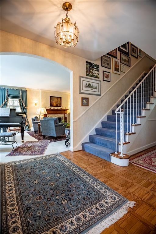 1355 Yahres Road Sharon, PA 16146 - Photo 16 of 33 a view of a livingroom with furniture and a kitchen