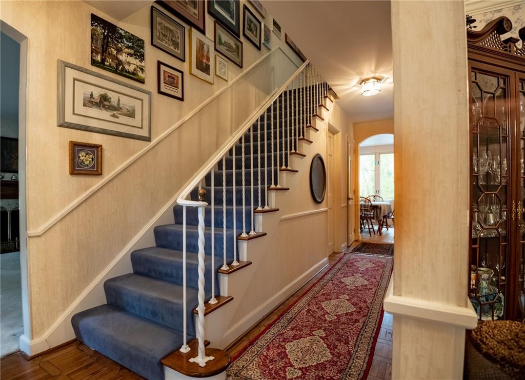 1355 Yahres Road Sharon, PA 16146 - Photo 17 of 33 a view of entryway and hall with wooden floor