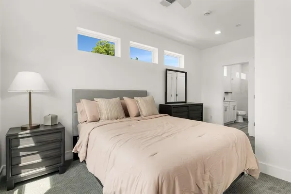 a view of a city from a balcony