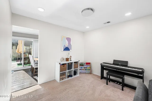 a room with furniture