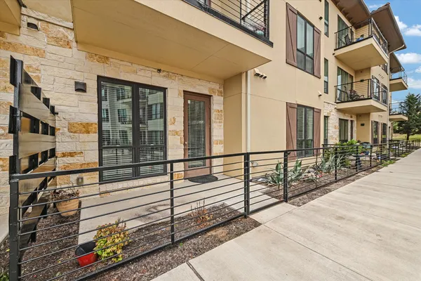 a view of a building with many windows