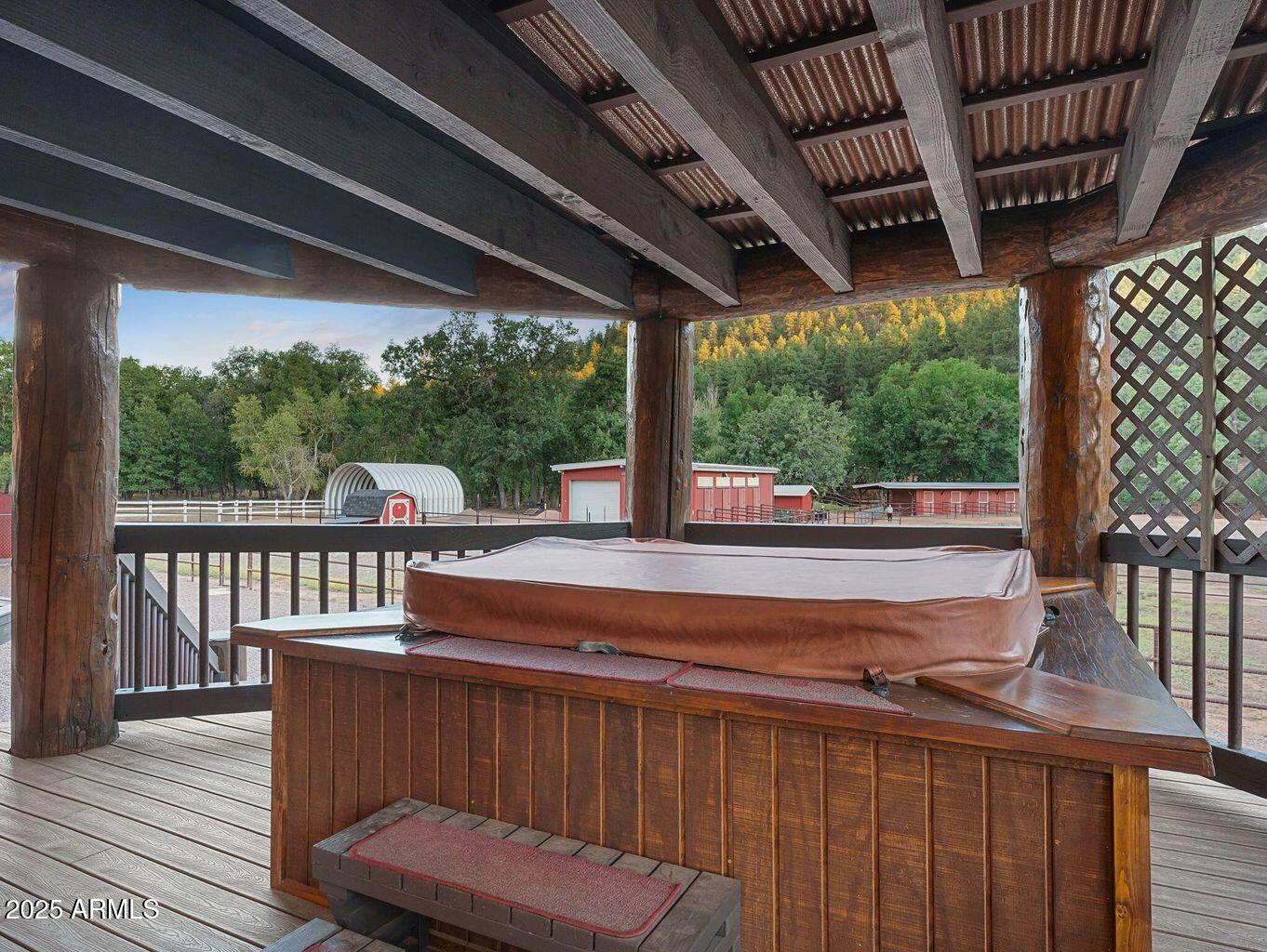 9361 Juniper Road Strawberry, AZ 85544 - Photo 55 of 104 a view of a two chairs in the balcony