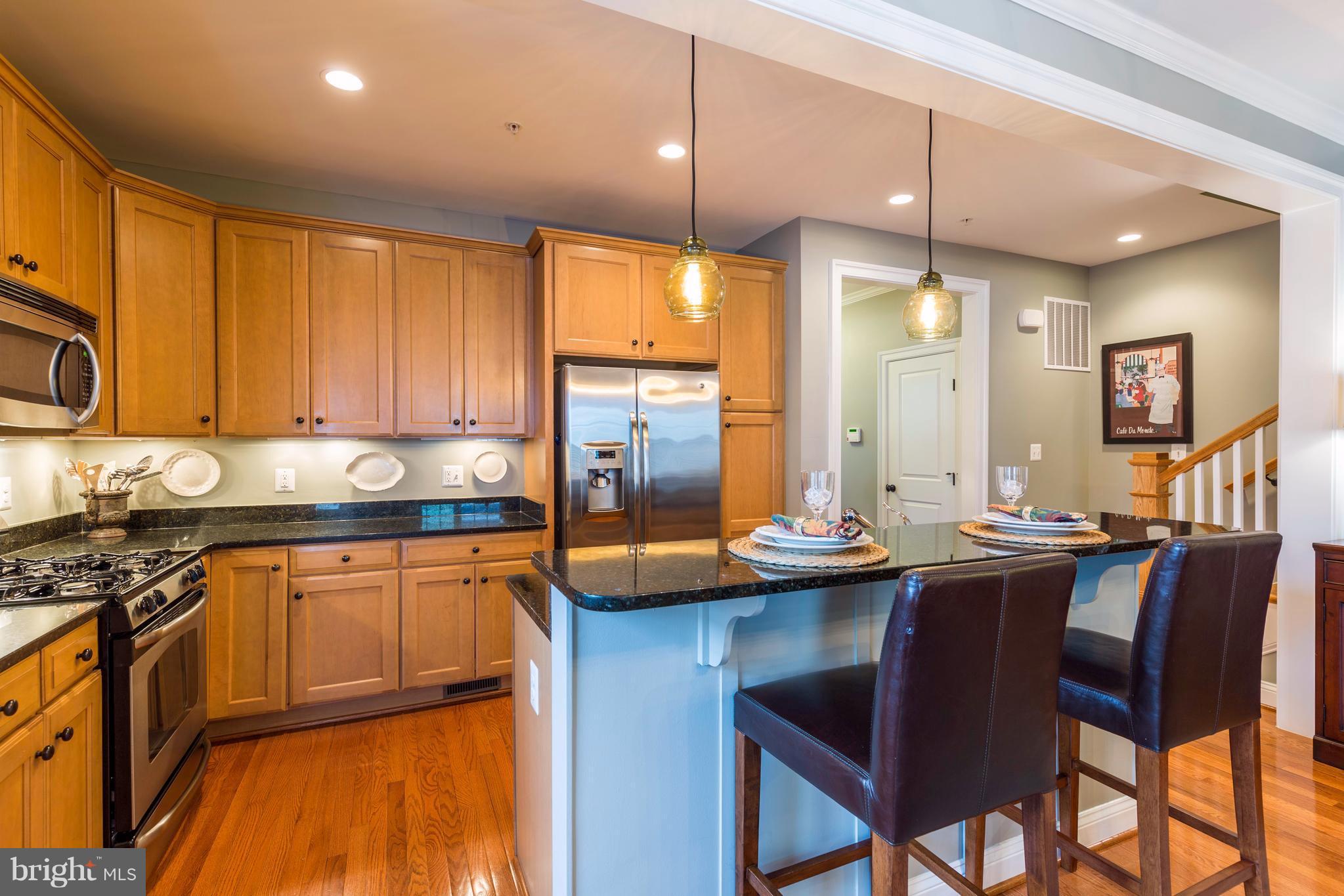 8815 Courts Way Silver Spring, MD 20910 - Photo 15 of 30 Island w/Stools Make it Easy to Talk w/the Chef!