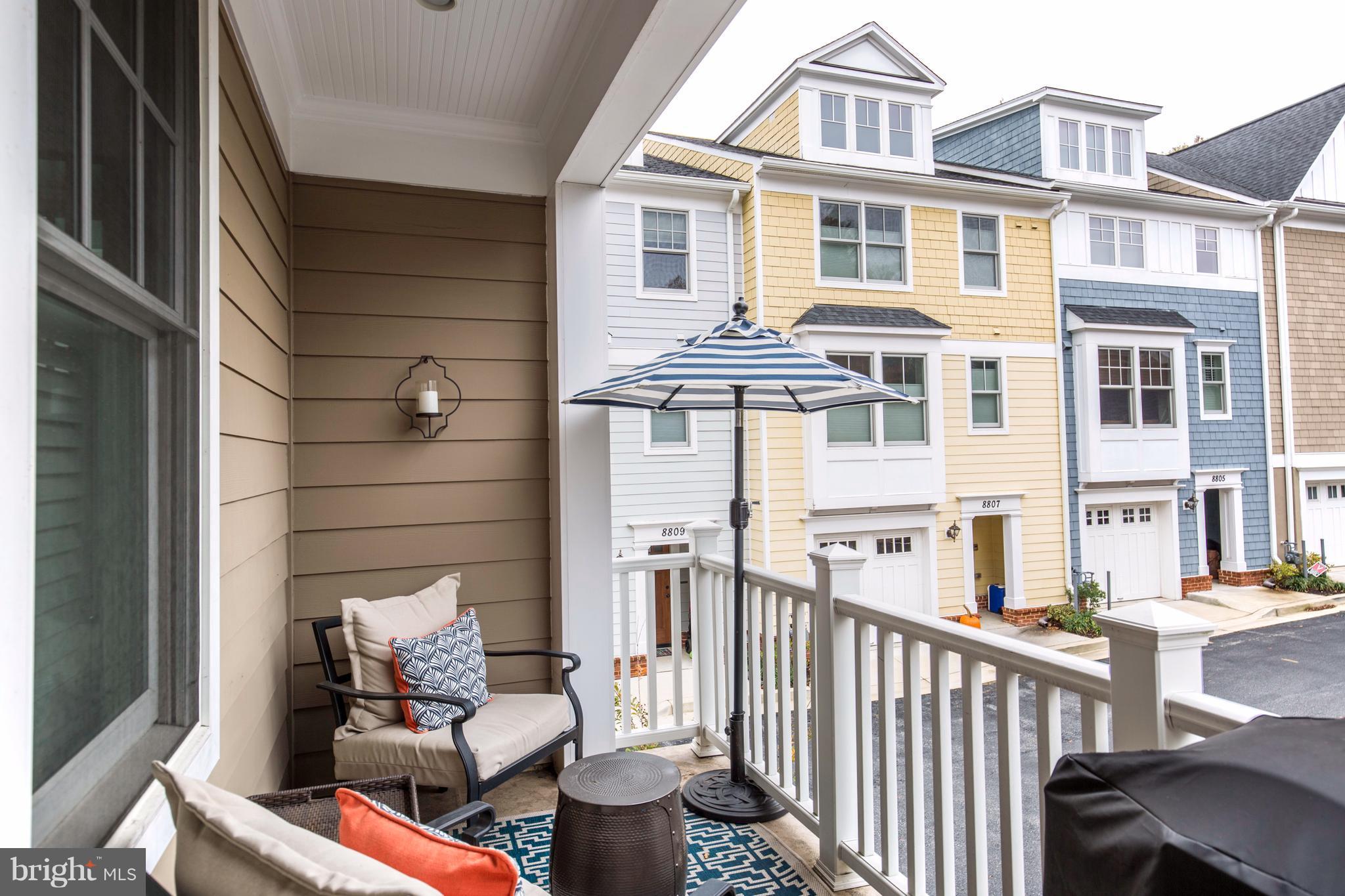 8815 Courts Way Silver Spring, MD 20910 - Photo 6 of 30 Relax or Cook Outdoors on Your Balcony!