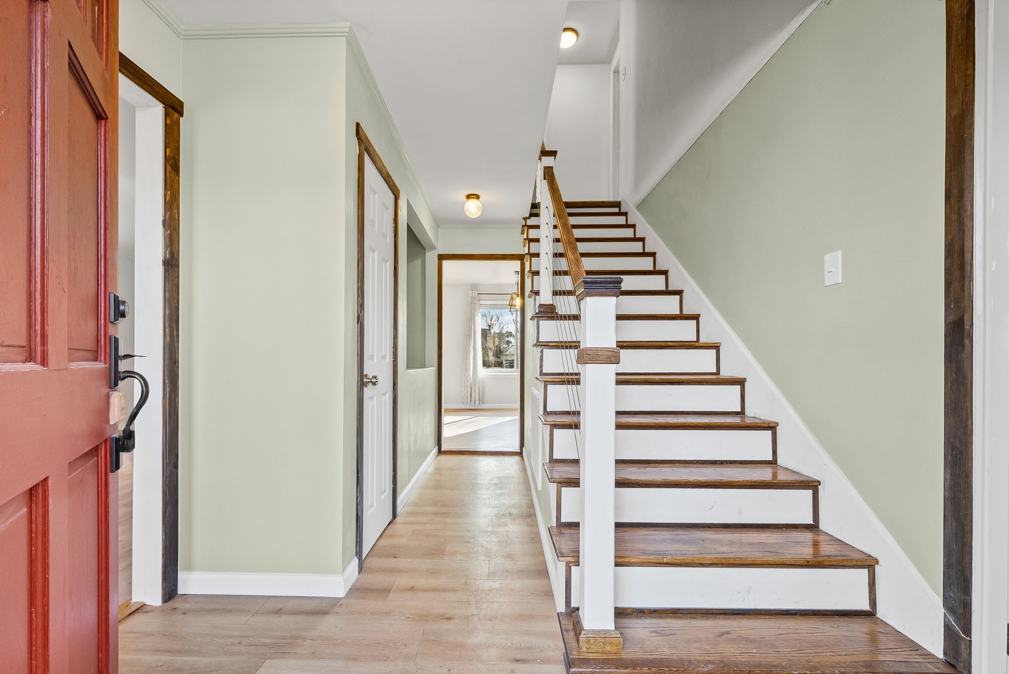 3012 Cox Mill Road Hopkinsville, KY 42240 - Photo 5 of 37 a view of entryway and hall with wooden floor