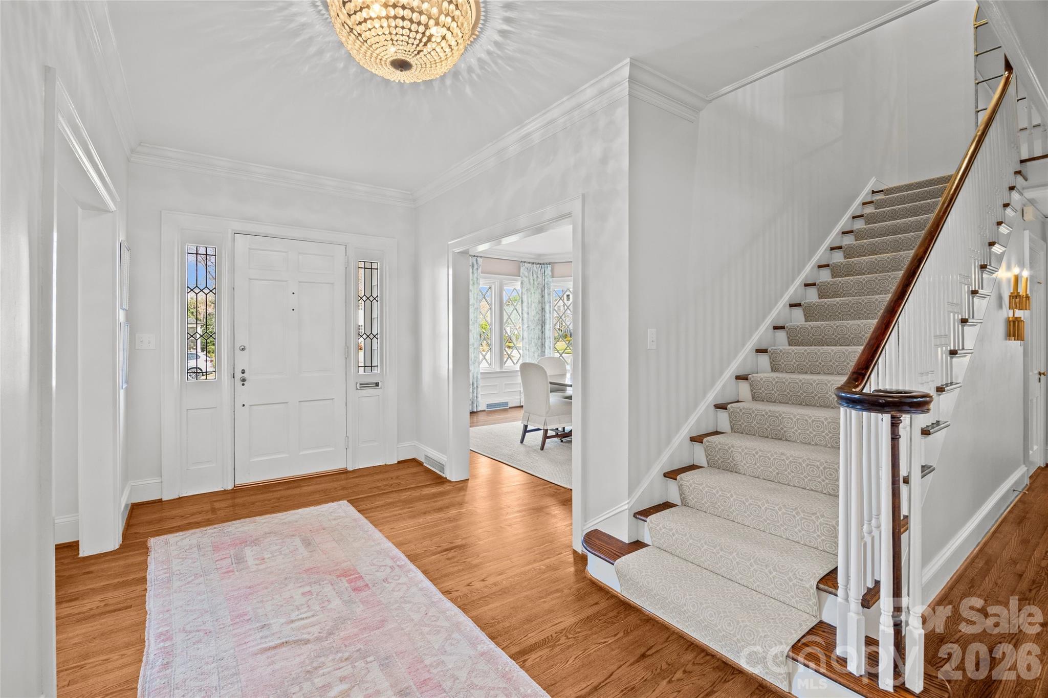 1950 Sterling Road Charlotte, NC 28209 - Photo 4 of 48 a view of an entryway with wooden floor
