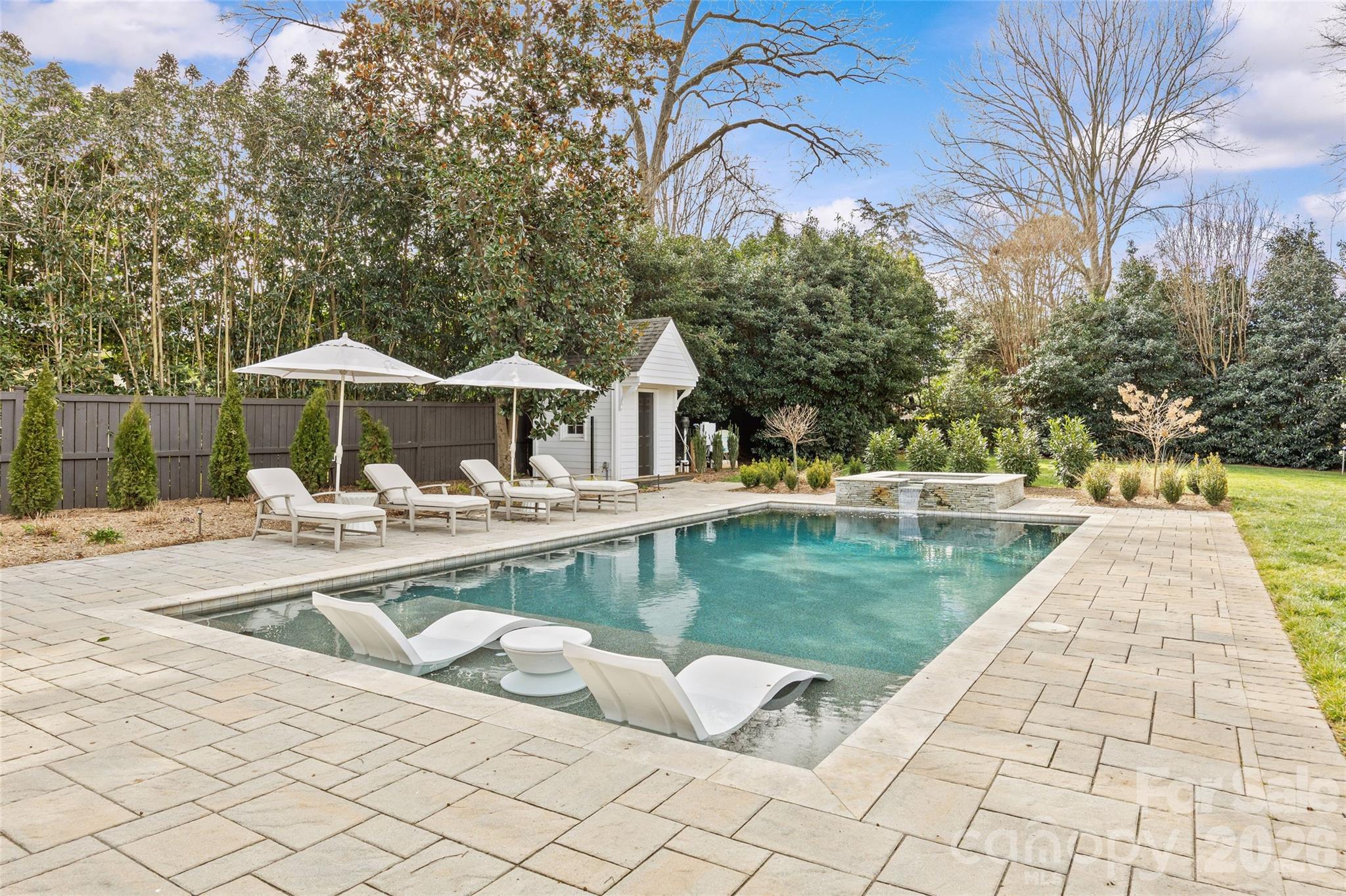 1950 Sterling Road Charlotte, NC 28209 - Photo 46 of 48 a front view of a house with swimming pool