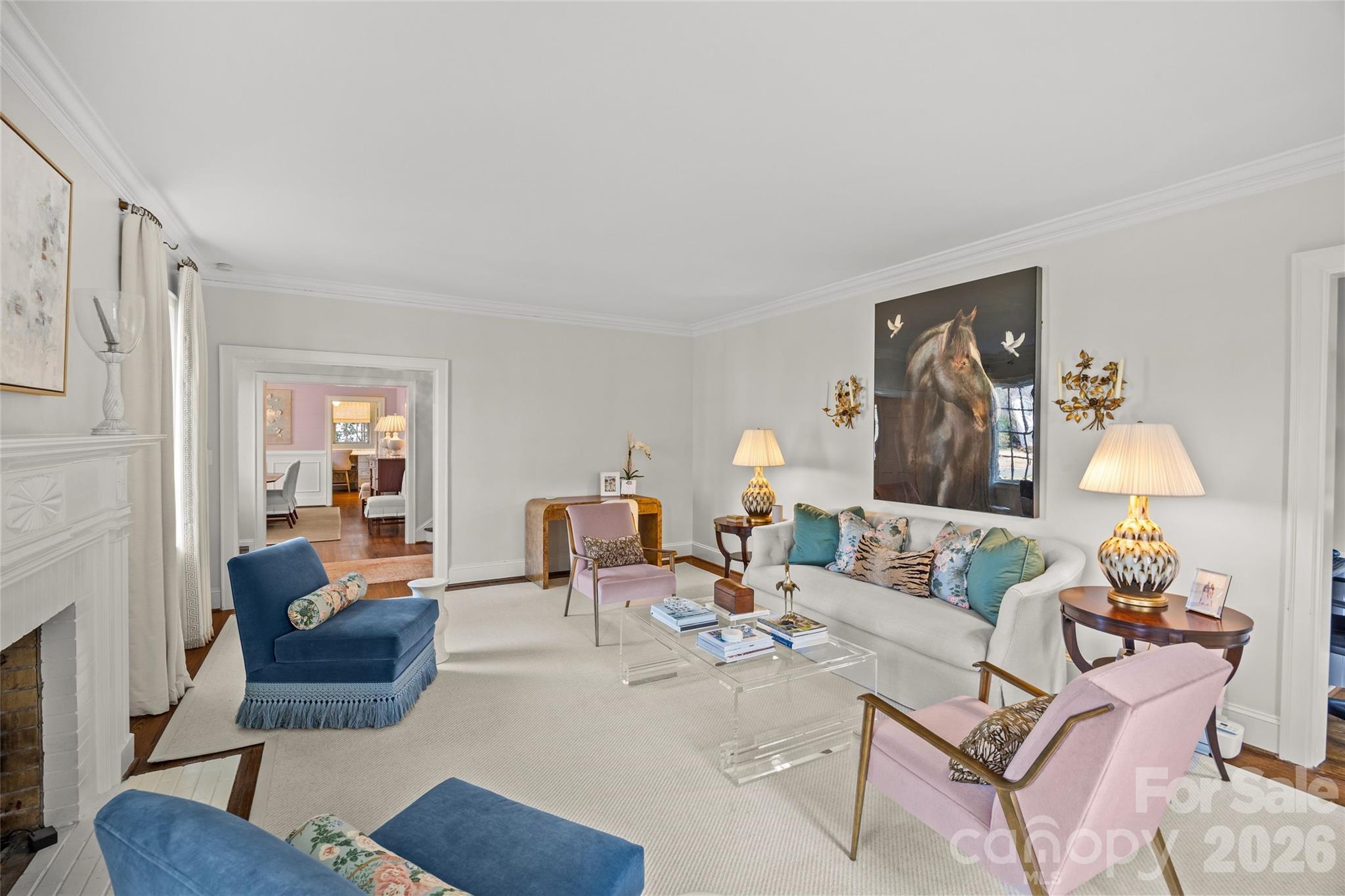 1950 Sterling Road Charlotte, NC 28209 - Photo 9 of 48 a living room with furniture and wooden floor