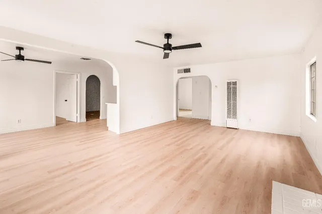 wooden floor in an empty room