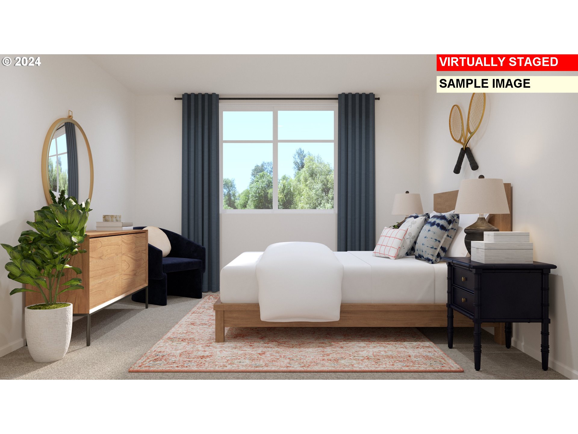 23814 Southwest Black Tortoise Terrace Tualatin, OR 97062 - Photo 12 of 17 a living room with a couch and a potted plant