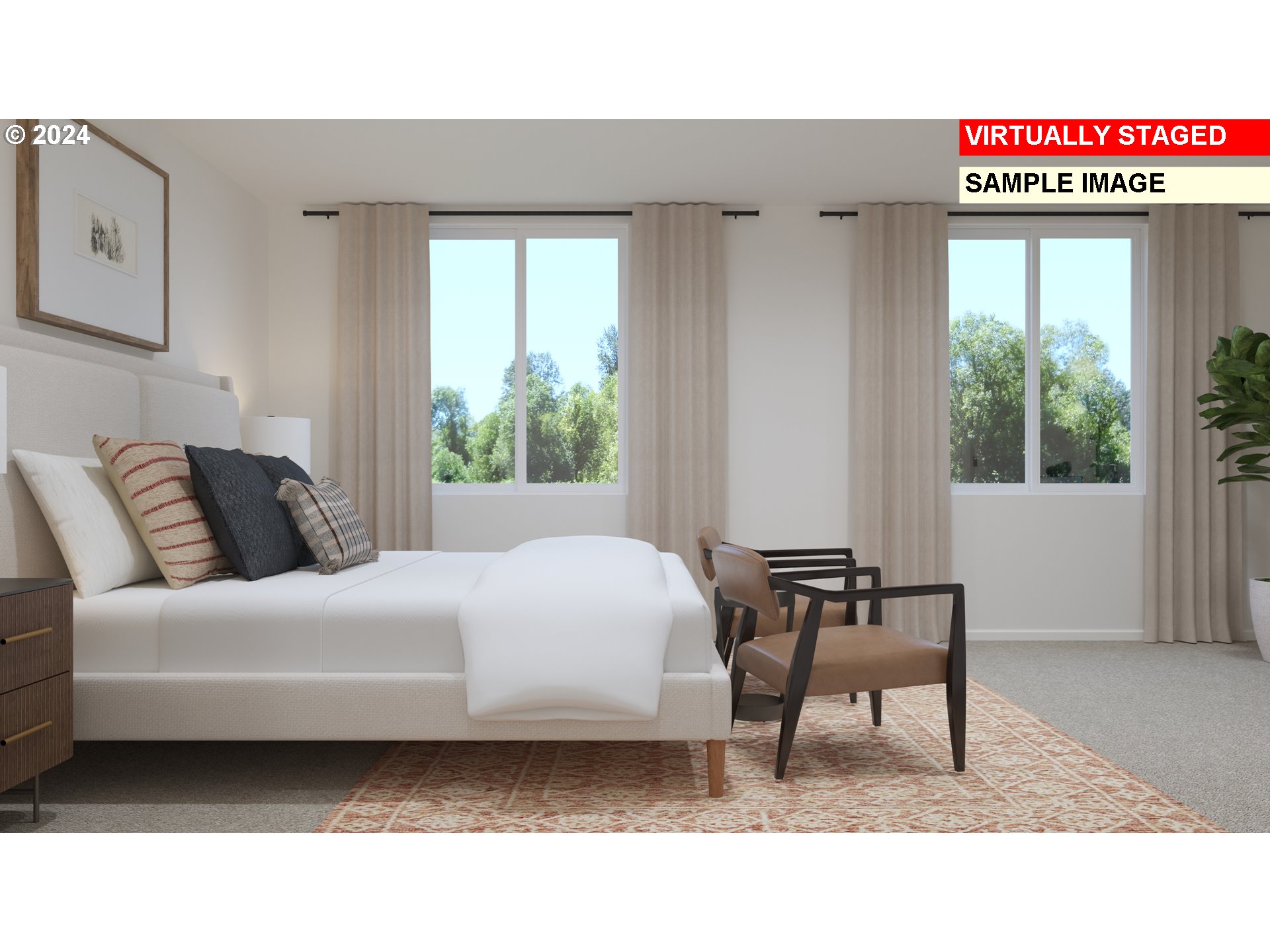 23814 Southwest Black Tortoise Terrace Tualatin, OR 97062 - Photo 5 of 17 a bedroom with a bed and a window