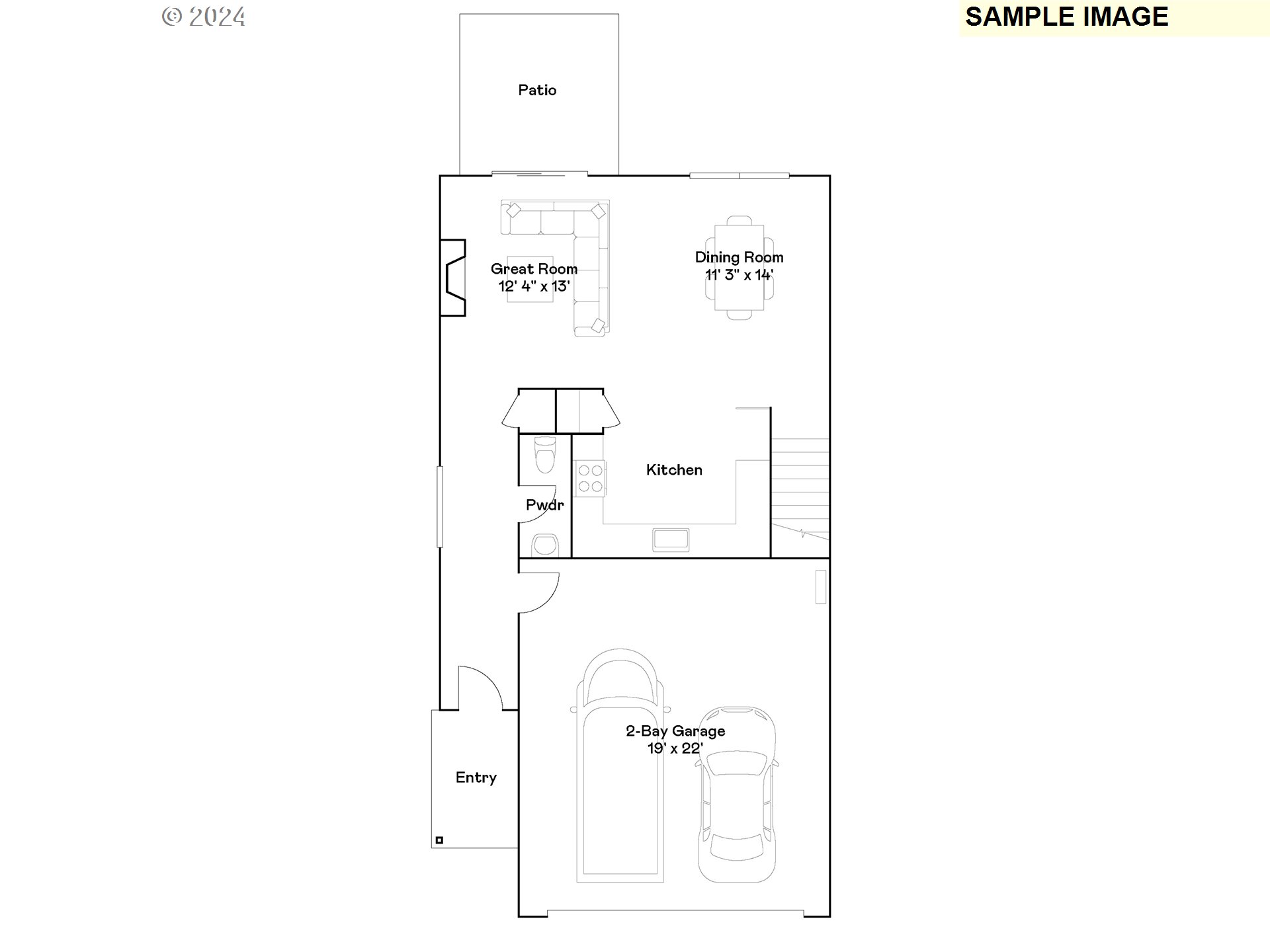 23814 Southwest Black Tortoise Terrace Tualatin, OR 97062 - Photo 7 of 17 a picture of a wall with a white wall and a painting