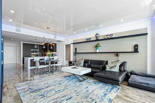 a view of a swimming pool with a yard