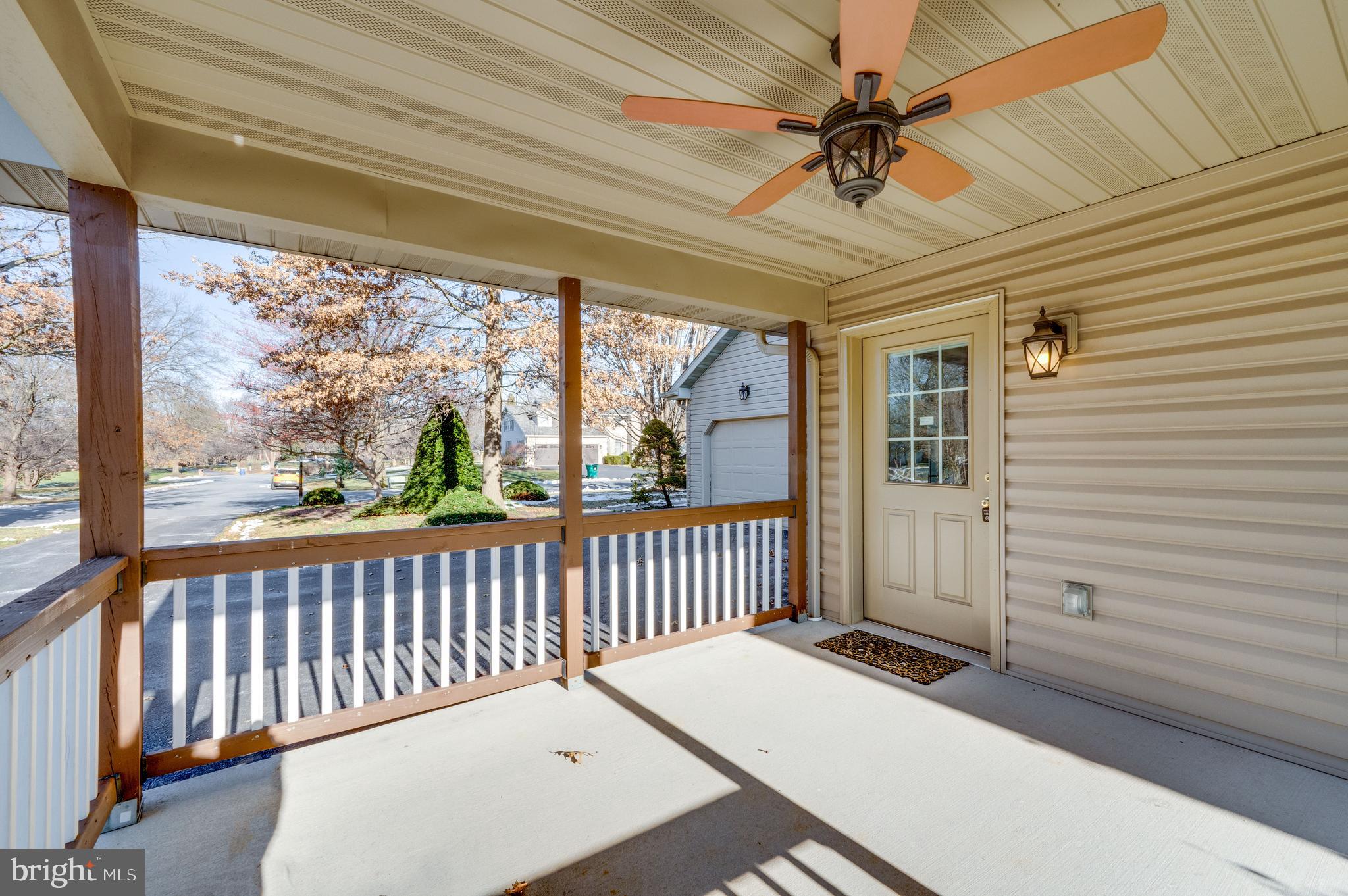 109 Bewley Lane Reading, PA 19605 - Photo 6 of 87 a view of a porch with wooden floor and iron fence