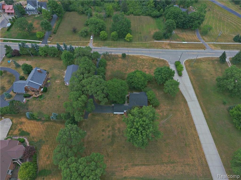 47950 Powell Road Plymouth, MI 48170 - Photo 22 of 23 Powell Rd Back Aerial.jpg