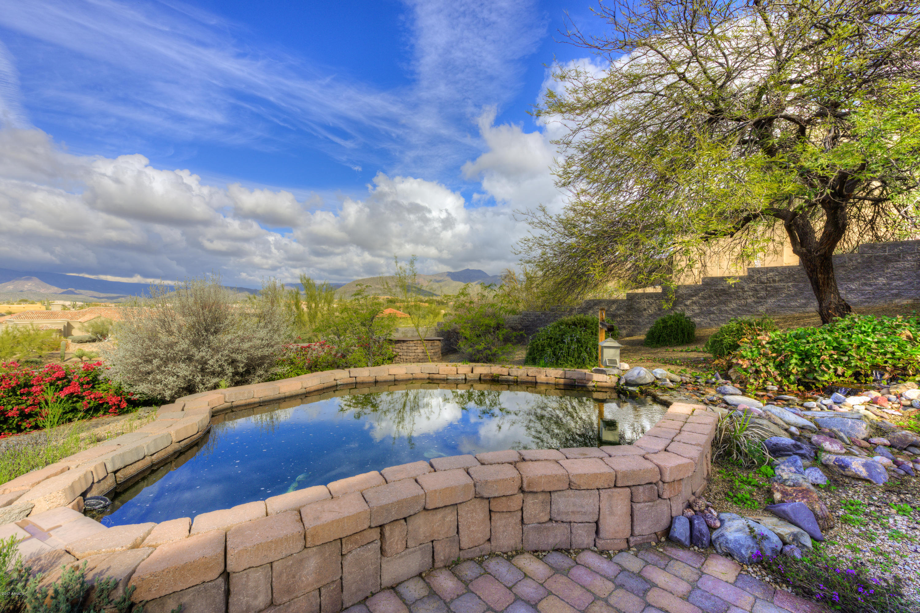 7459 East Ridgeline Road Carefree, AZ 85377 - Photo 6 of 35 Koi pond with room for pool and spa