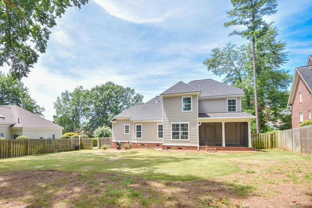 828 River Bluff Road North Augusta, SC 29841 - Photo 24 of 33 Back of hosue!