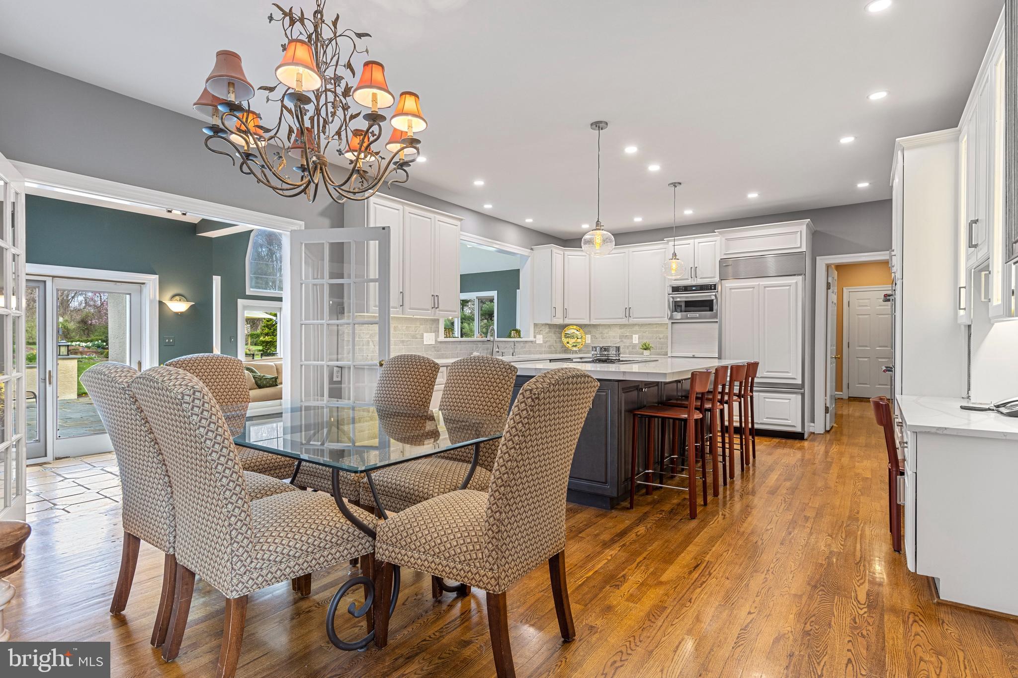 70 Barr Road Malvern, PA 19355 - Photo 19 of 59 breakfast room opens to sunroom