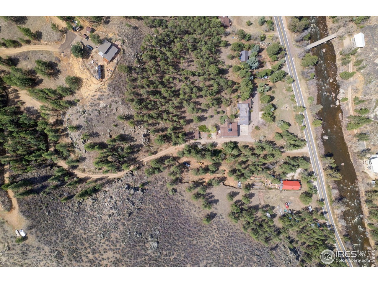 7301 Poudre Canyon Road Bellvue, CO 80512 - Photo 5 of 41 a bird view of building