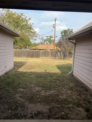 a view of a lake with a big yard