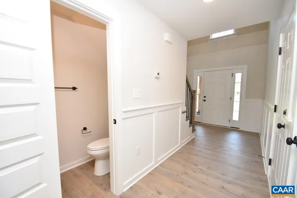 a bathroom with a toilet