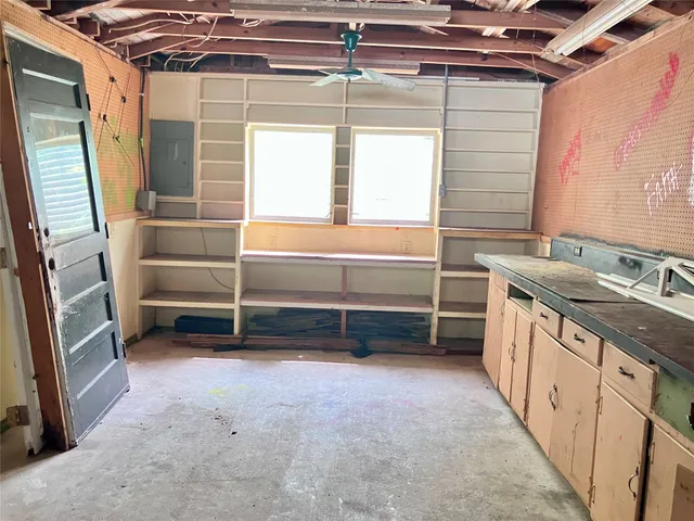 a view of a storage & utility room